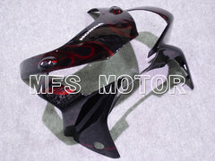 Honda CBR900RR 954 2002-2003 Injection ABS Fairing - Flame - Black Red - MFS3225 - Fairings Kit