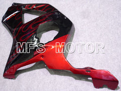 Honda CBR900RR 954 2002-2003 Injection ABS Fairing - Flame - Black Red - MFS3225 - Fairings Kit