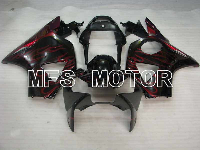 Honda CBR900RR 954 2002-2003 Injection ABS Fairing - Flame - Black Red - MFS3226 - Fairings Kit