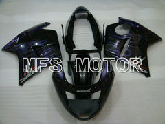 Honda CBR1100XX 1996-2007 Injection ABS Fairing - Flame - Black Purple - MFS3246 - Fairings Kit