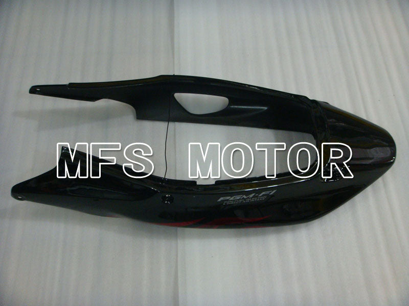 Honda CBR1100XX 1996-2007 Injection ABS Fairing - Flame - Black Red - MFS3247 - Fairings Kit