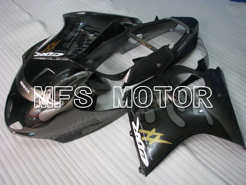 Honda CBR1100XX 1996-2007 Injection ABS Fairing - Flame - Black Gray - MFS3248 - Fairings Kit