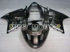 Honda CBR1100XX 1996-2007 Injection ABS Fairing - Flame - Black Gray - MFS3248 - Fairings Kit
