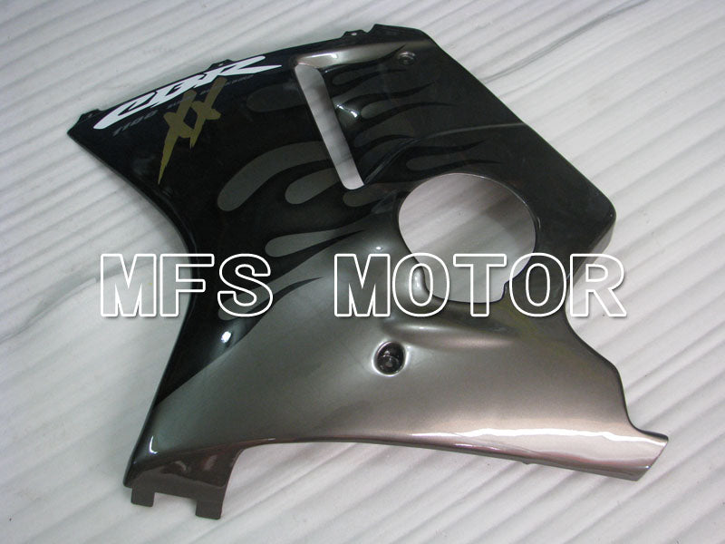 Honda CBR1100XX 1996-2007 Injection ABS Fairing - Flame - Black Gray - MFS3248 - Fairings Kit