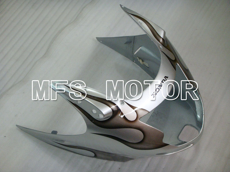 Honda CBR1100XX 1996-2007 Injection ABS Fairing - Flame - Silver - MFS3250 - Fairings Kit