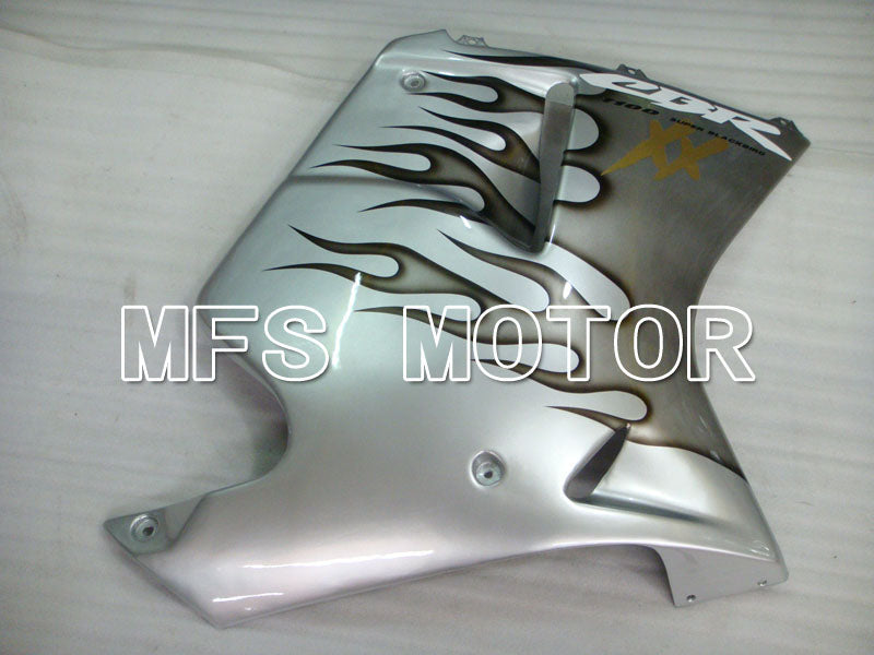 Honda CBR1100XX 1996-2007 Injection ABS Fairing - Flame - Silver - MFS3250 - Fairings Kit