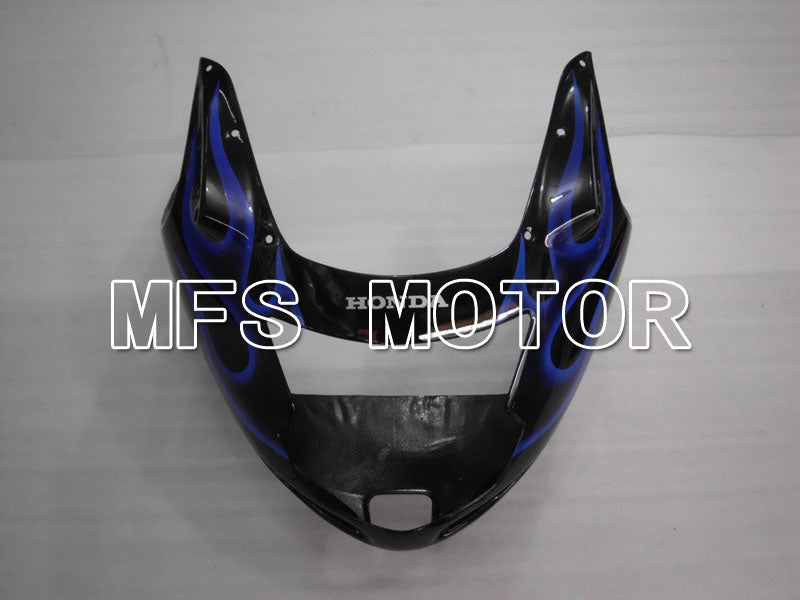 Honda CBR1100XX 1996-2007 Injection ABS Fairing - Flame - Black Blue - MFS3261 - Fairings Kit