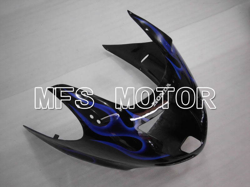 Honda CBR1100XX 1996-2007 Injection ABS Fairing - Flame - Black Blue - MFS3261 - Fairings Kit