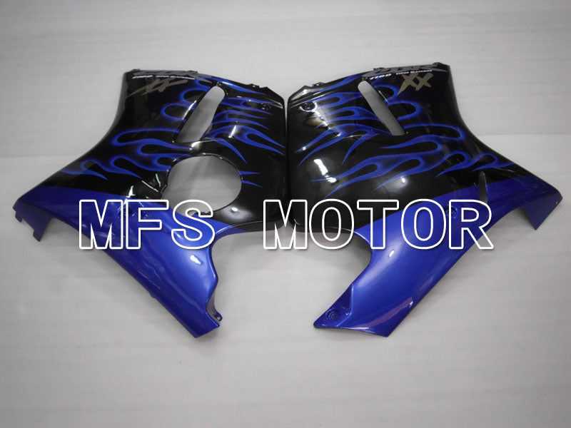 Honda CBR1100XX 1996-2007 Injection ABS Fairing - Flame - Black Blue - MFS3261 - Fairings Kit