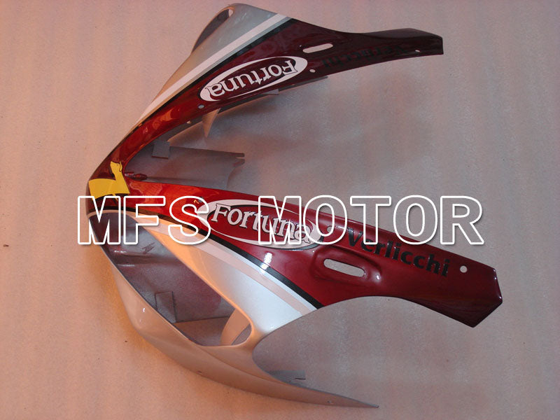 Yamaha YZF-R1 2000-2001 Injection ABS Fairing - Fortuna - Red Silver - MFS3268 - Fairings Kit
