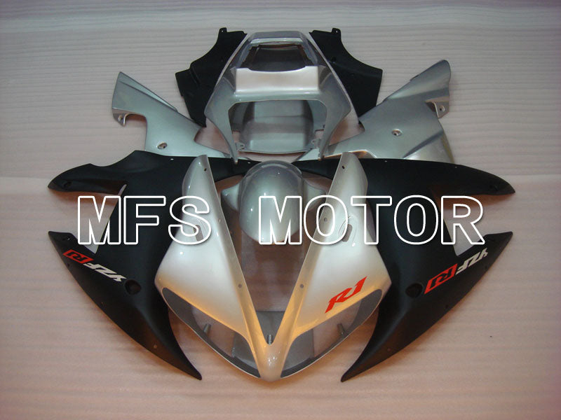 Yamaha YZF-R1 2002-2003 Injection ABS Fairing - Factory Style - Black Silver Matte - MFS3311 - Fairings Kit