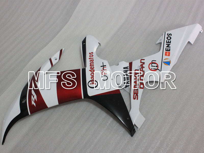 Yamaha YZF-R1 2002-2003 Injection ABS Fairing - ENEOS - Red wine color White - MFS3343 - Fairings Kit