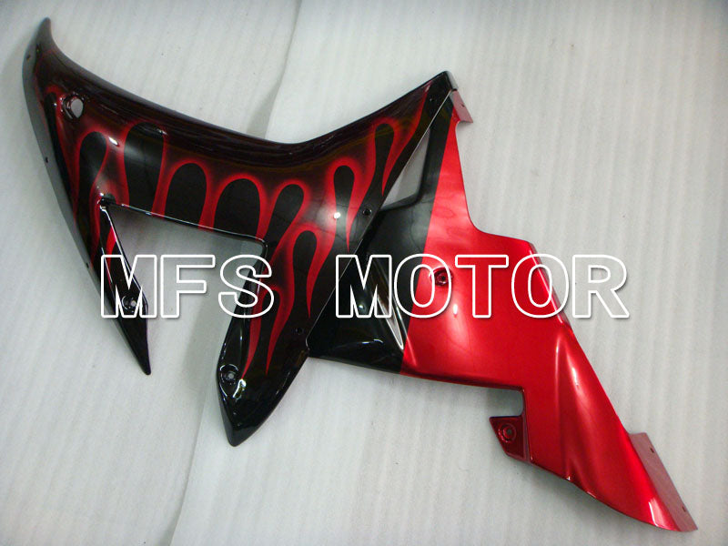 Yamaha YZF-R1 2002-2003 Injection ABS Fairing - Flame - Black Red wine color - MFS3351 - Fairings Kit