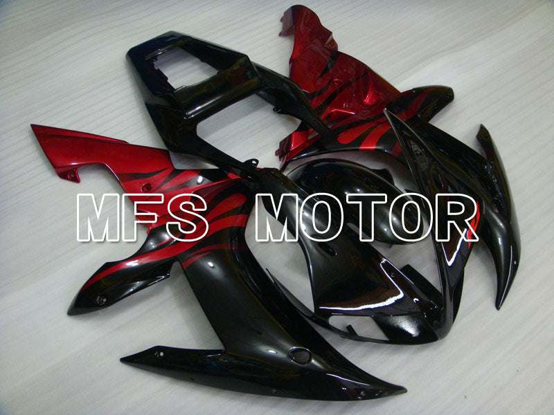 Yamaha YZF-R1 2002-2003 Injection ABS Fairing - Factory Style - Black Red wine color - MFS3352 - Fairings Kit