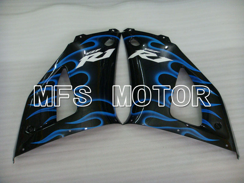 Yamaha YZF-R1 1998-1999 Injection ABS Fairing - Flame - Black Blue - MFS3360 - Fairings Kit