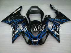 Yamaha YZF-R1 1998-1999 Injection ABS Fairing - Flame - Black Blue - MFS3360 - Fairings Kit