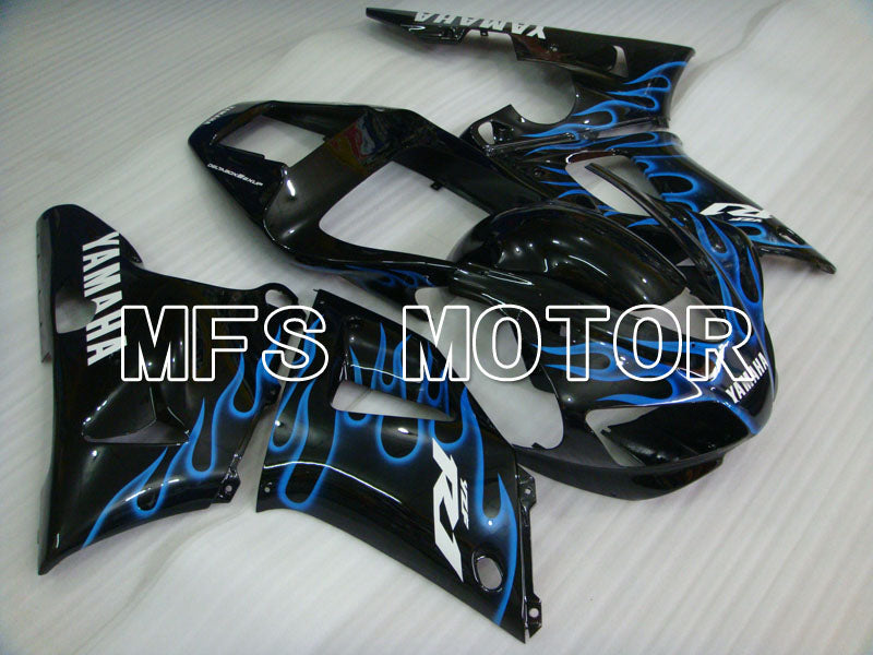 Yamaha YZF-R1 1998-1999 Injection ABS Fairing - Flame - Black Blue - MFS3360 - Fairings Kit