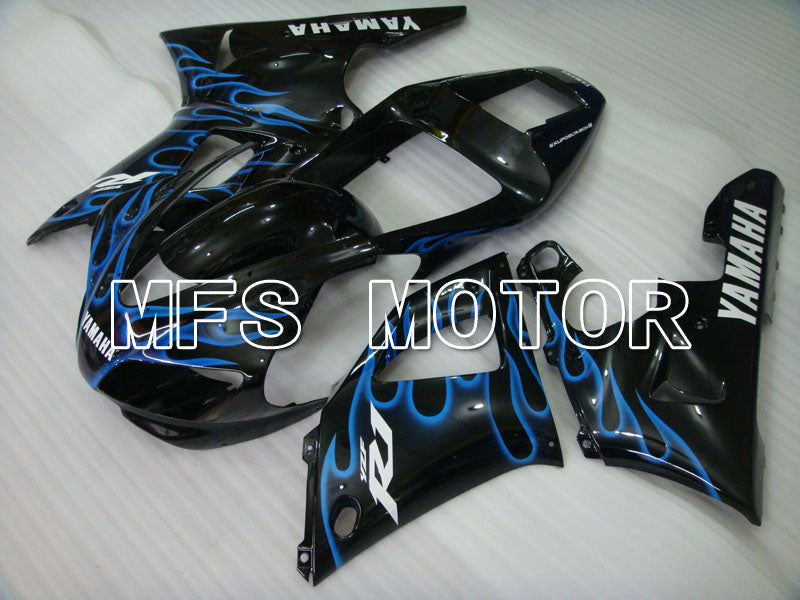 Yamaha YZF-R1 1998-1999 Injection ABS Fairing - Flame - Black Blue - MFS3360 - Fairings Kit