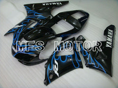 Yamaha YZF-R1 1998-1999 Injection ABS Fairing - Flame - Black Blue - MFS3360 - Fairings Kit