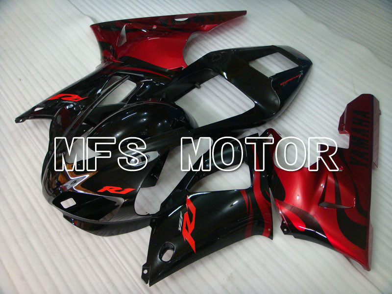 Yamaha YZF-R1 1998-1999 Injection ABS Fairing - Factory Style - Black Red - MFS3376 - Fairings Kit