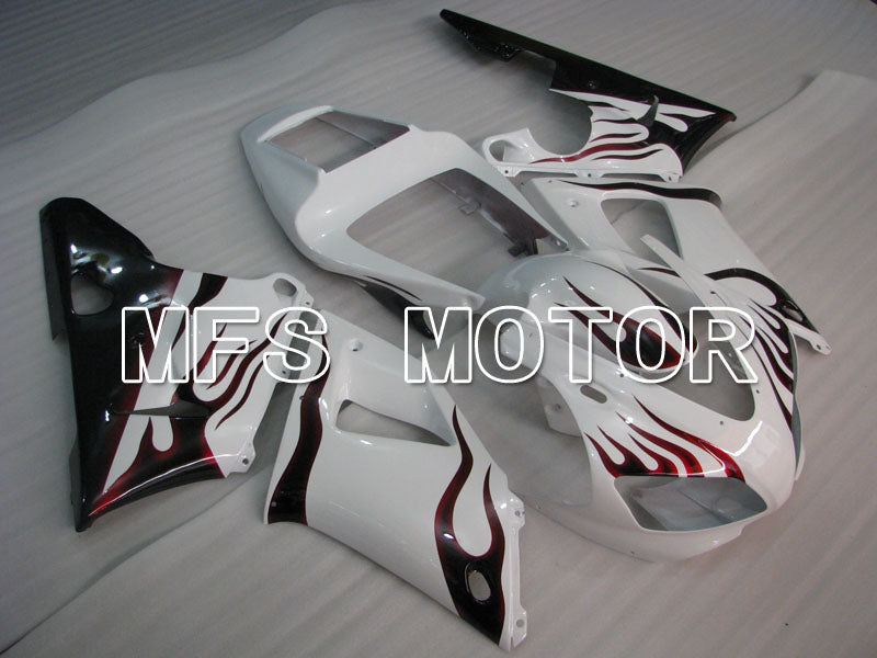 Yamaha YZF-R1 1998-1999 Injection ABS Fairing - Flame - Black White - MFS3403 - Fairings Kit