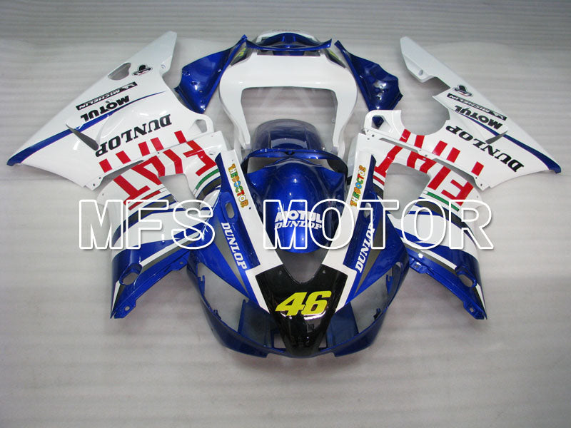 Yamaha YZF-R1 1998-1999 Injection ABS Fairing - FIAT - Blue White - MFS3407 - Fairings Kit