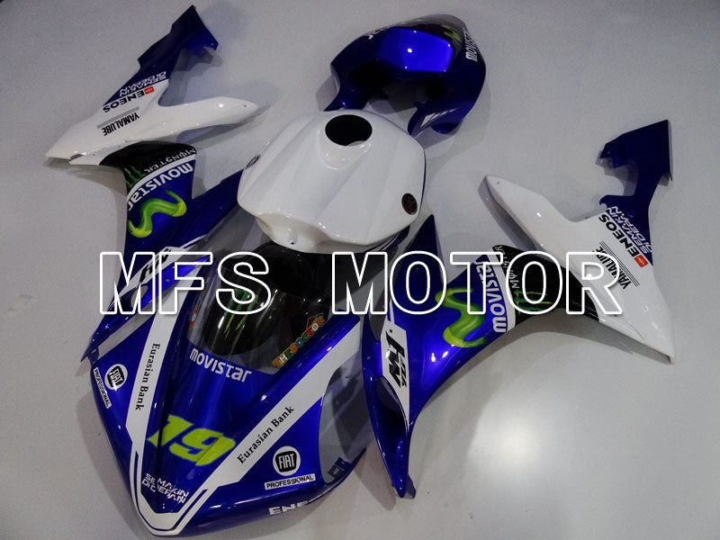 Yamaha YZF-R1 2004-2006 Injection ABS Fairing - Monster - Black White Blue - MFS3434 - Fairings Kit