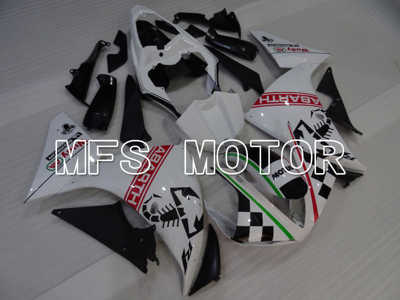 Yamaha YZF-R1 2009-2011 Injection ABS Fairing - ABARTH - Black White - MFS3447 - Fairings Kit