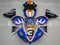 Yamaha YZF-R1 2012-2014 Injection ABS Fairing - MOTORPOINT - Black Blue - MFS3460 - Fairings Kit