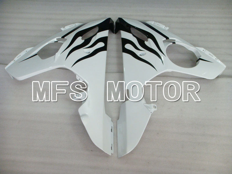 Yamaha YZF-R6 2003-2004 Injection ABS Fairing - Flame - White Black - MFS3490 - Fairings Kit