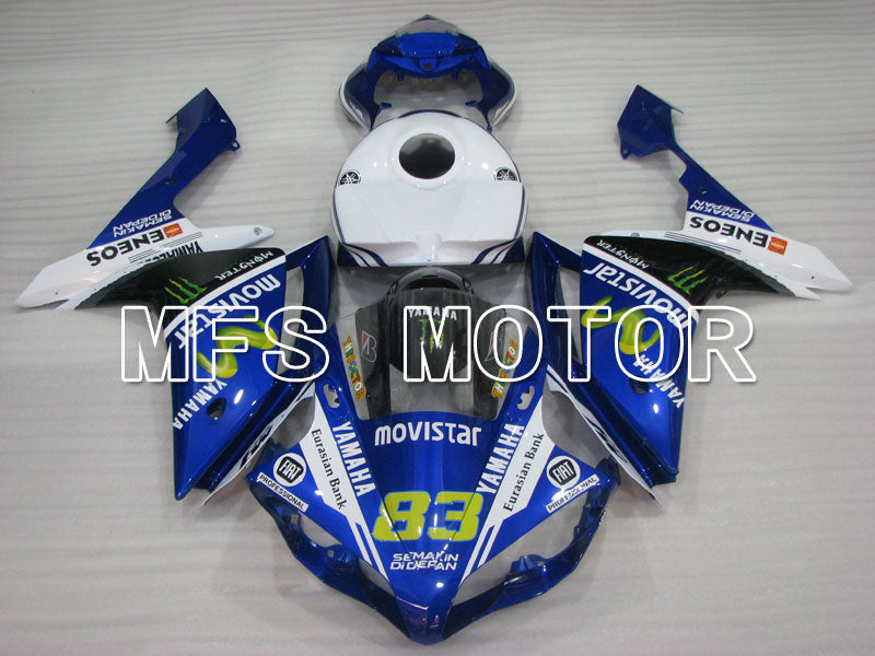 Yamaha YZF-R1 2007-2008 Injection ABS Fairing - Monster - Blue White - MFS3516 - Fairings Kit