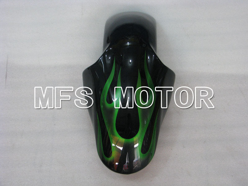 Yamaha YZF-R6 1998-2002 Injection ABS Fairing - Flame - Black Green - MFS3520 - Fairings Kit