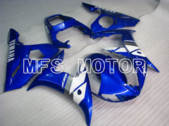 Yamaha YZF-R6 2003-2004 Injection ABS Fairing - Factory Style - Blue White - MFS3532 - Fairings Kit