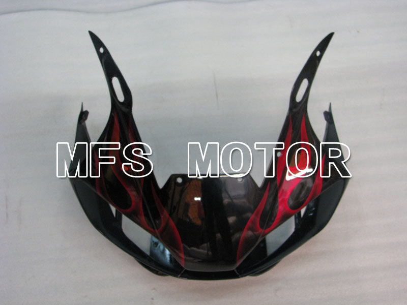 Yamaha YZF-R6 1998-2002 Injection ABS Fairing - Flame - Black Red - MFS3558 - Fairings Kit