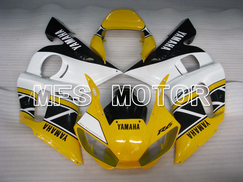 Yamaha YZF-R6 1998-2002 Injection ABS Fairing - Factory Style - Black White Yellow - MFS3588 - Fairings Kit