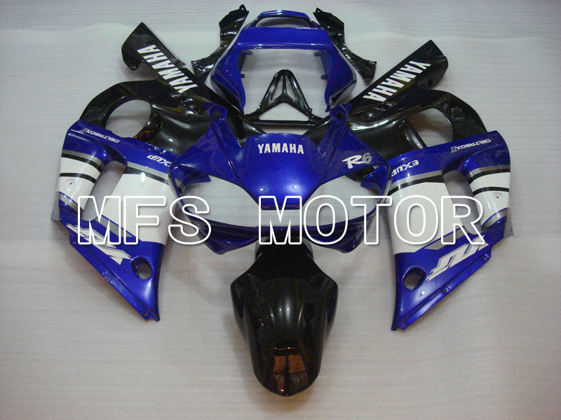 Yamaha YZF-R6 1998-2002 Injection ABS Fairing - Factory Style - Black Blue White - MFS3600 - Fairings Kit