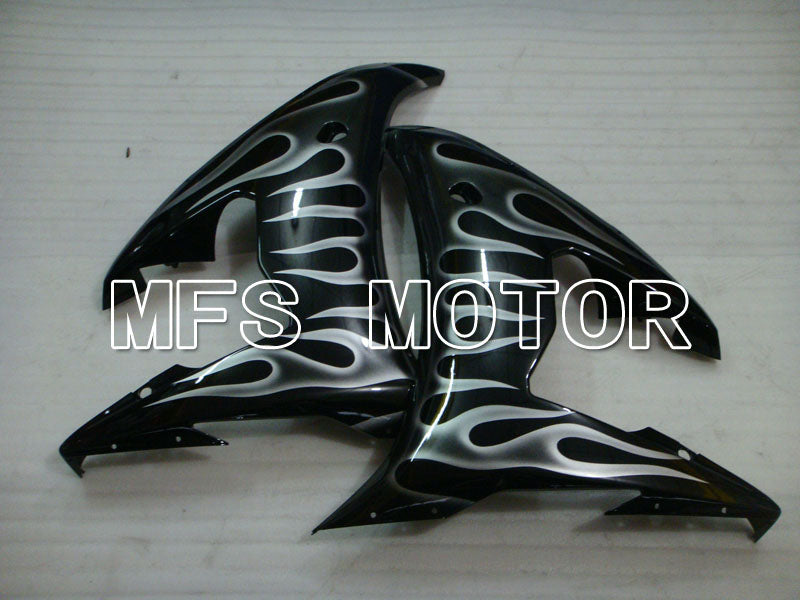 Yamaha YZF-R6 2003-2004 Injection ABS Fairing - Flame - White Black - MFS3617 - Fairings Kit