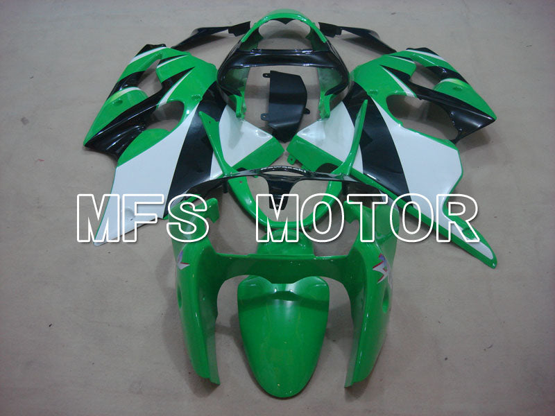 Kawasaki NINJA ZX6R 2000-2002 Injection ABS Fairing - Factory Style - Black Green White - MFS3618 - Fairings Kit