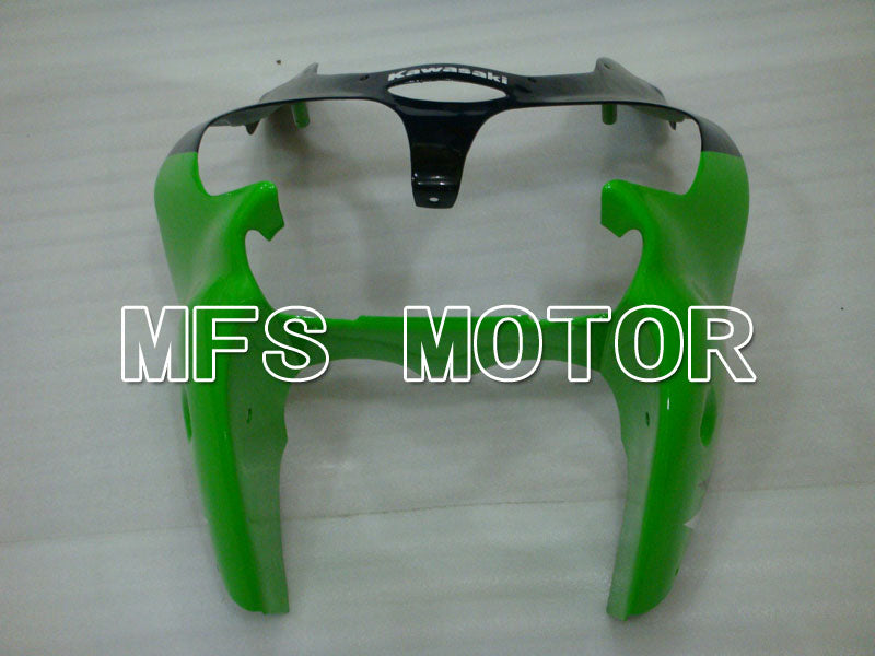 Kawasaki NINJA ZX6R 2000-2002 Injection ABS Fairing - Factory Style - Black Green - MFS3622 - Fairings Kit