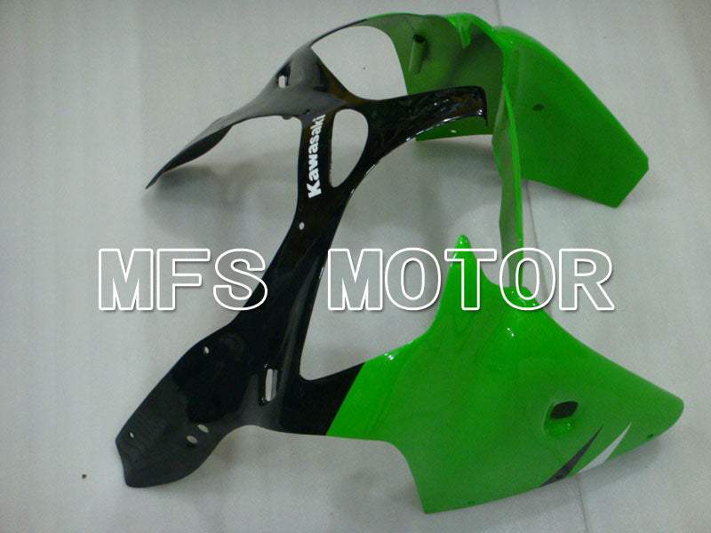 Kawasaki NINJA ZX6R 2000-2002 Injection ABS Fairing - Factory Style - Black Green - MFS3622 - Fairings Kit