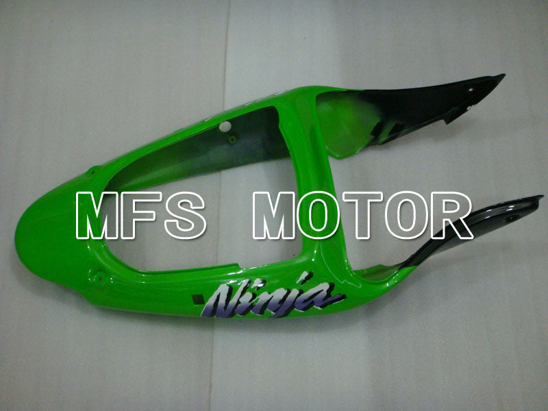 Kawasaki NINJA ZX6R 2000-2002 Injection ABS Fairing - Factory Style - Black Green - MFS3622 - Fairings Kit