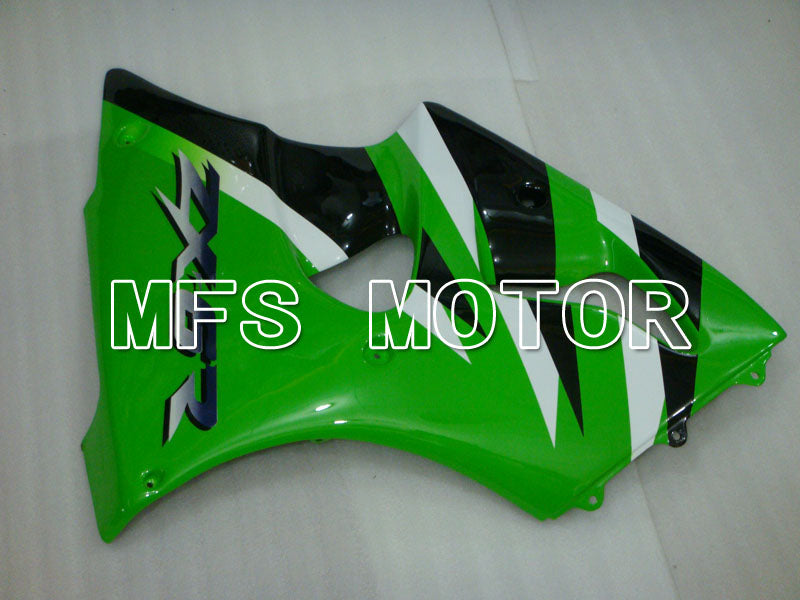 Kawasaki NINJA ZX6R 2000-2002 Injection ABS Fairing - Factory Style - Black Green - MFS3622 - Fairings Kit