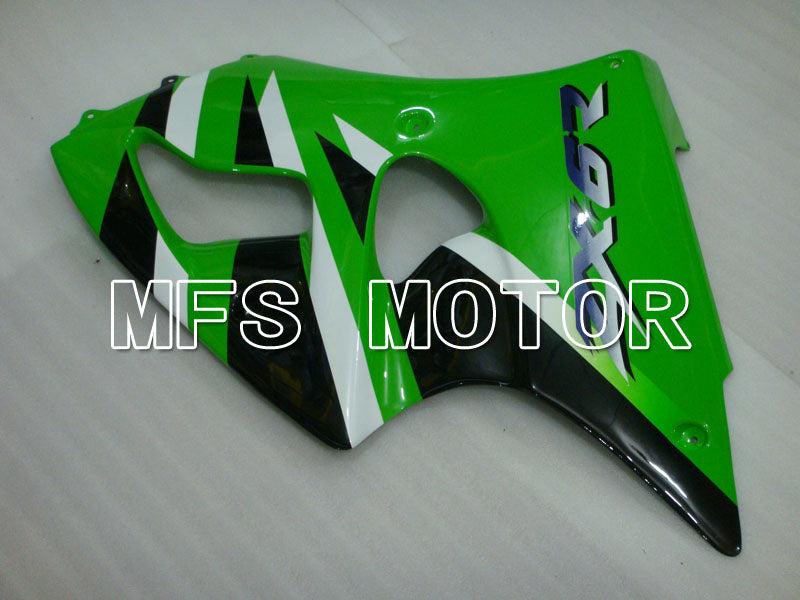 Kawasaki NINJA ZX6R 2000-2002 Injection ABS Fairing - Factory Style - Black Green - MFS3622 - Fairings Kit