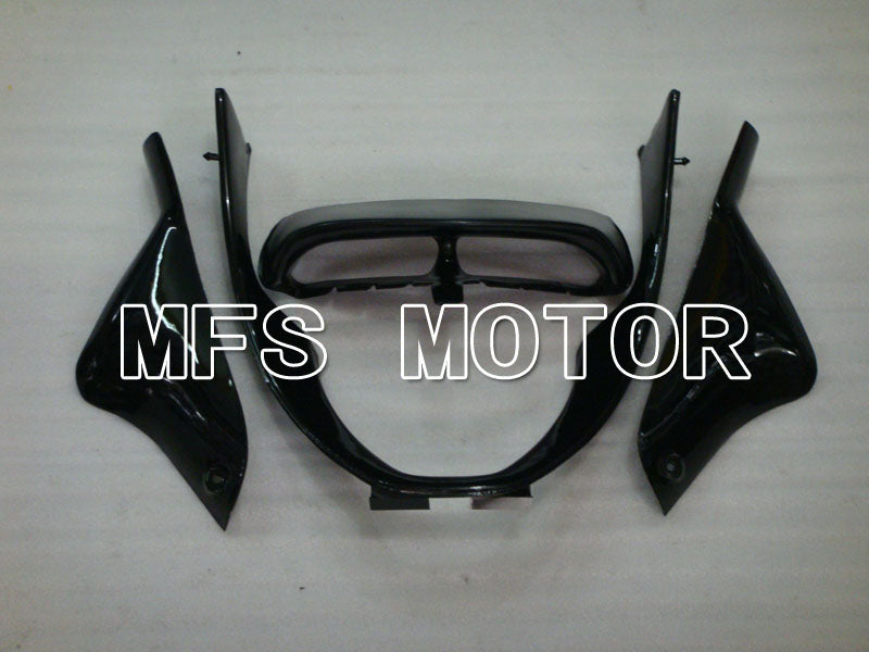 Kawasaki NINJA ZX6R 2000-2002 Injection ABS Fairing - Flame - Black Red - MFS3637 - Fairings Kit