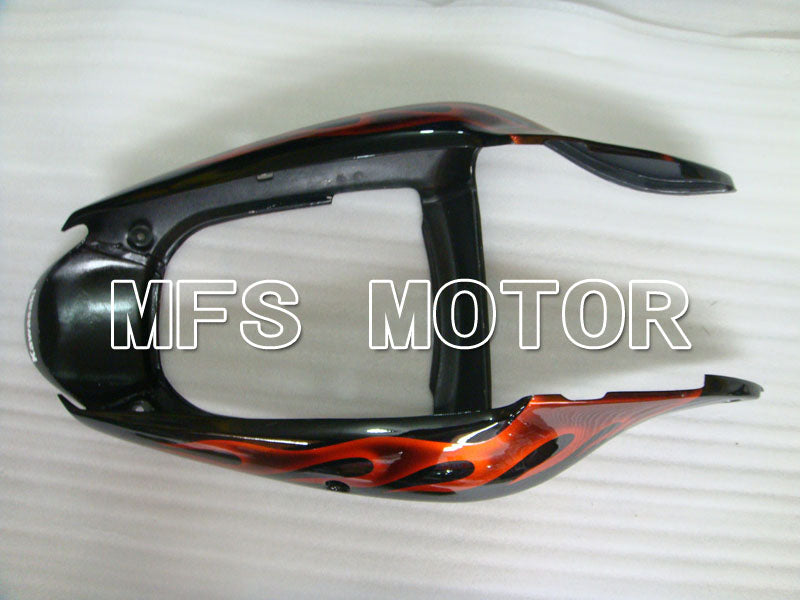 Kawasaki NINJA ZX6R 2000-2002 Injection ABS Fairing - Flame - Black Orange - MFS3639 - Fairings Kit