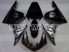 Yamaha YZF-R6 2003-2004 Injection ABS Fairing - Factory Style - Silver Black - MFS3643 - Fairings Kit