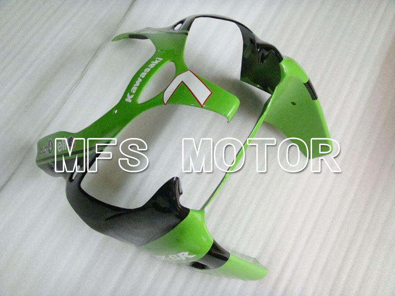 Kawasaki NINJA ZX6R 2000-2002 Injection ABS Fairing - Factory Style - Black Green - MFS3647 - Fairings Kit
