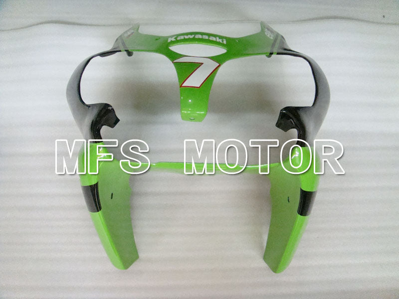 Kawasaki NINJA ZX6R 2000-2002 Injection ABS Fairing - Factory Style - Black Green - MFS3647 - Fairings Kit