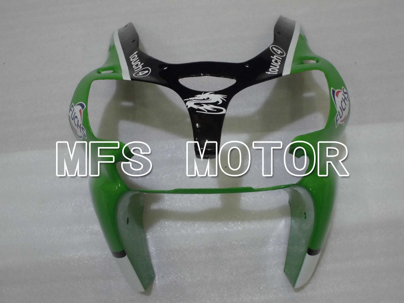 Kawasaki NINJA ZX6R 2000-2002 Injection ABS Fairing - Factory Style - Black Green White - MFS3648 - Fairings Kit