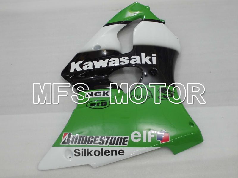 Kawasaki NINJA ZX6R 2000-2002 Injection ABS Fairing - Factory Style - Black Green White - MFS3648 - Fairings Kit
